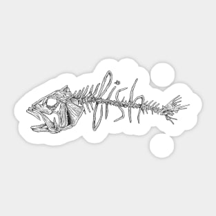 Fishbone Sticker